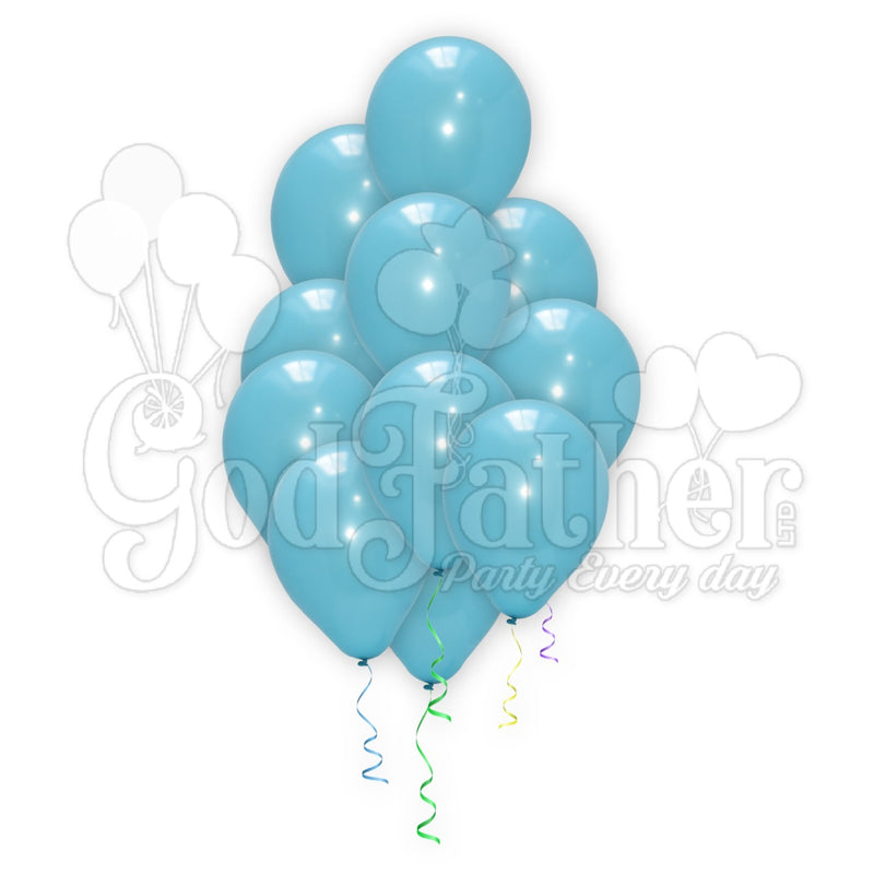 Turquoise Color Plain Balloons for party decoration