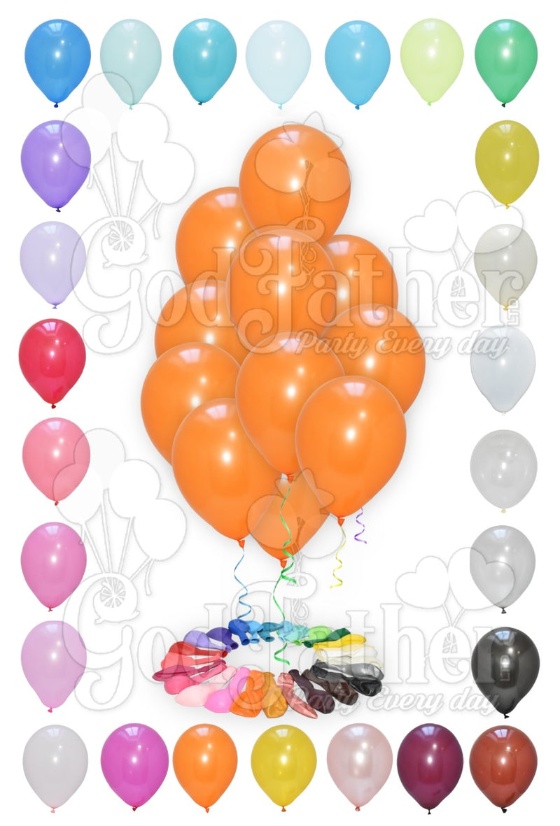 Orange Color Plain Balloon 10" Set, Orange Color Plain Balloon, Plain Balloons, Light Purple Balloons, birthday balloons in uk, party decorations items in uk, party supplies in uk, party supplier in uk, party decoration uk