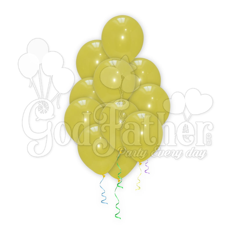 Yellow Color Plain Balloon 10" Set, Yellow Color Plain Balloon, Yellow Balloons, birthday balloons in uk, party decorations items in uk, party supplies in uk, party supplier in uk, party decoration uk