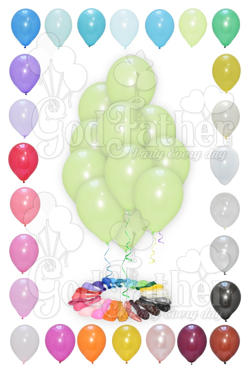 Light Green Color Plain Balloon for party decoration