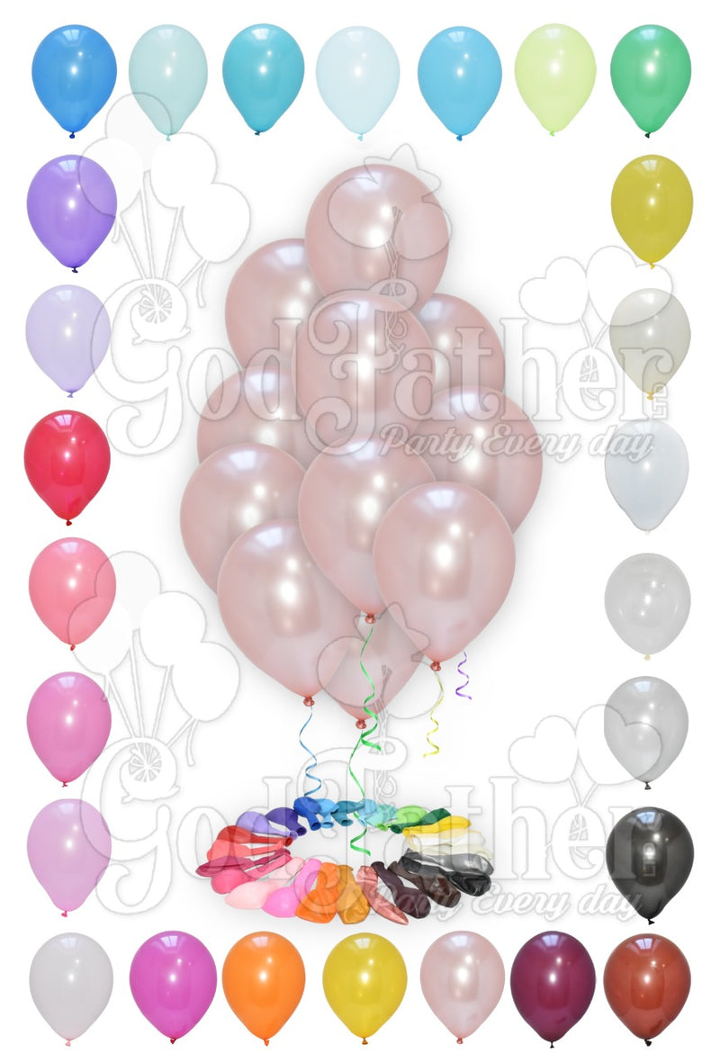 Rose Gold Color Plain Balloons for party decoration