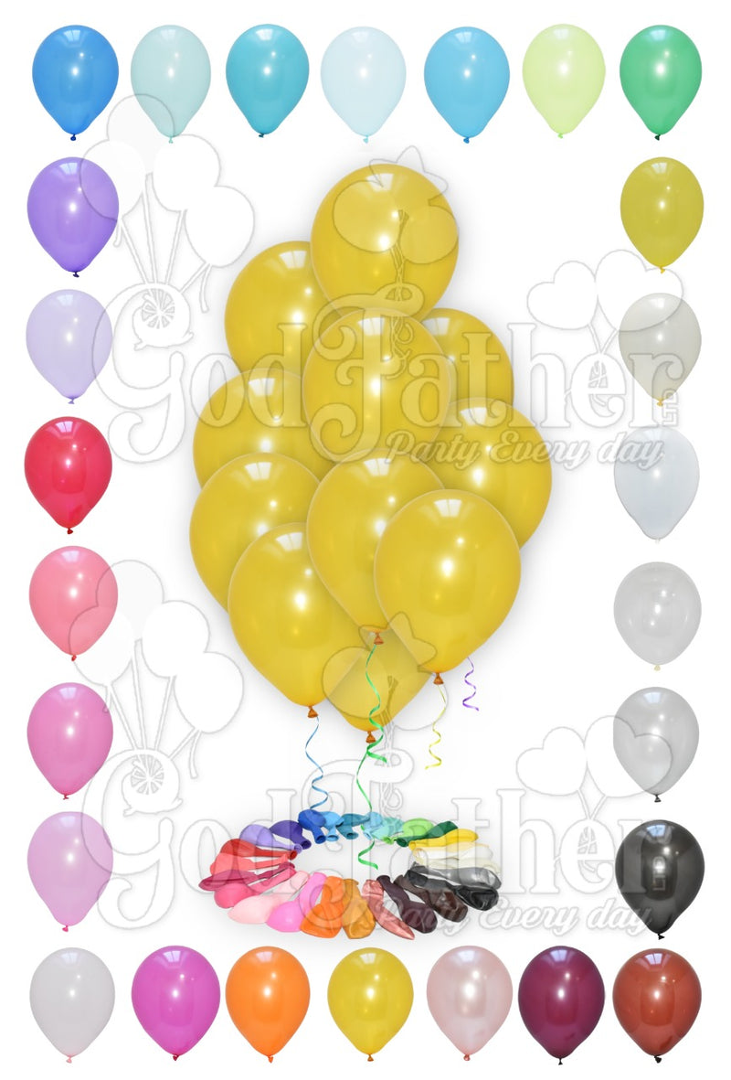 Gold Plain balloons for party decoration