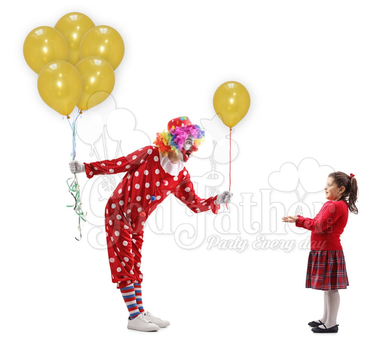 Gold Plain balloons for party decoration