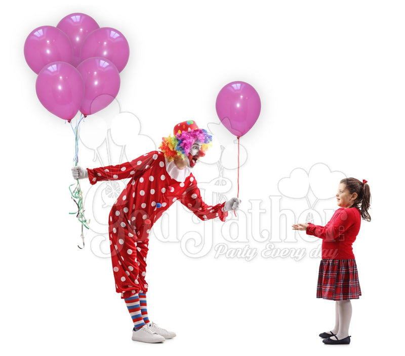 Hot Pink Color Plain Balloon for party decoration