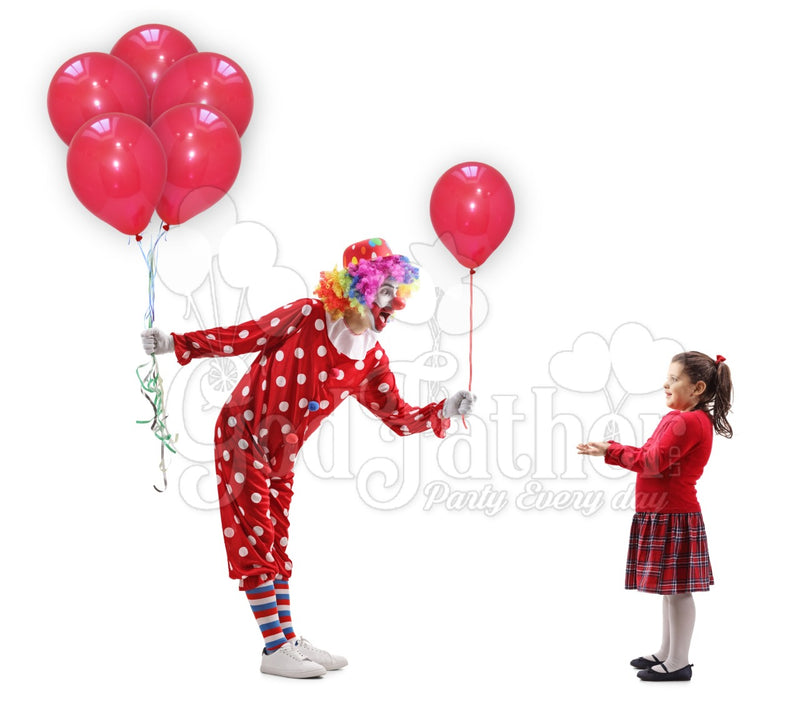 Red Color Plain Balloons for party decoration