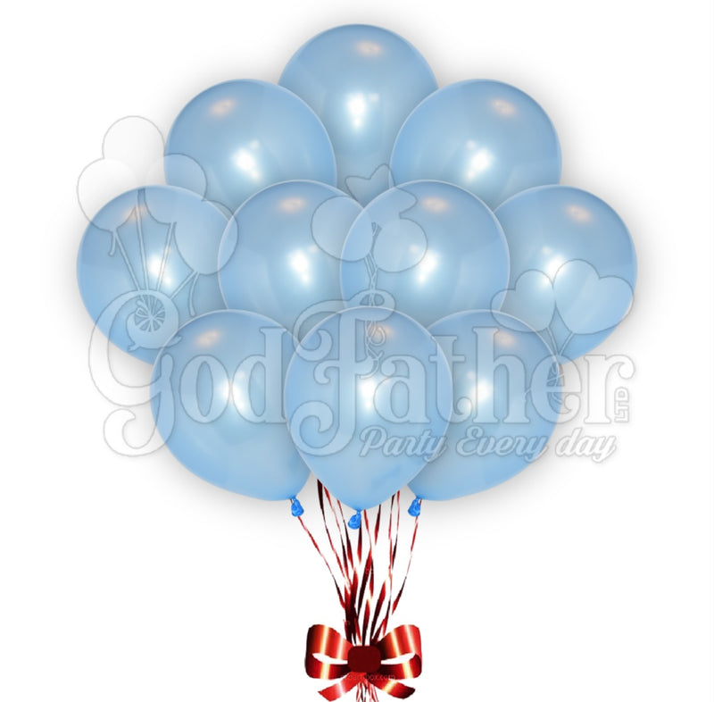 Light Blue Metallic Balloons, Light Blue Balloons, Metallic Balloons, birthday balloons in uk, party decorations items in uk, party supplies in uk, party supplier in uk, party decoration uk