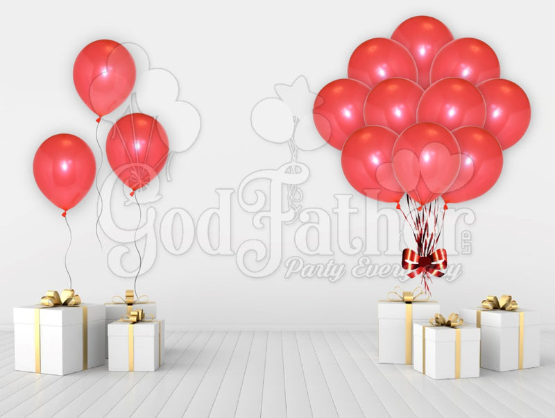 Red Metallic Balloons,Metallic Balloons, birthday balloons in uk, party decorations items in uk, party supplies in uk, party supplier in uk, party decoration uk