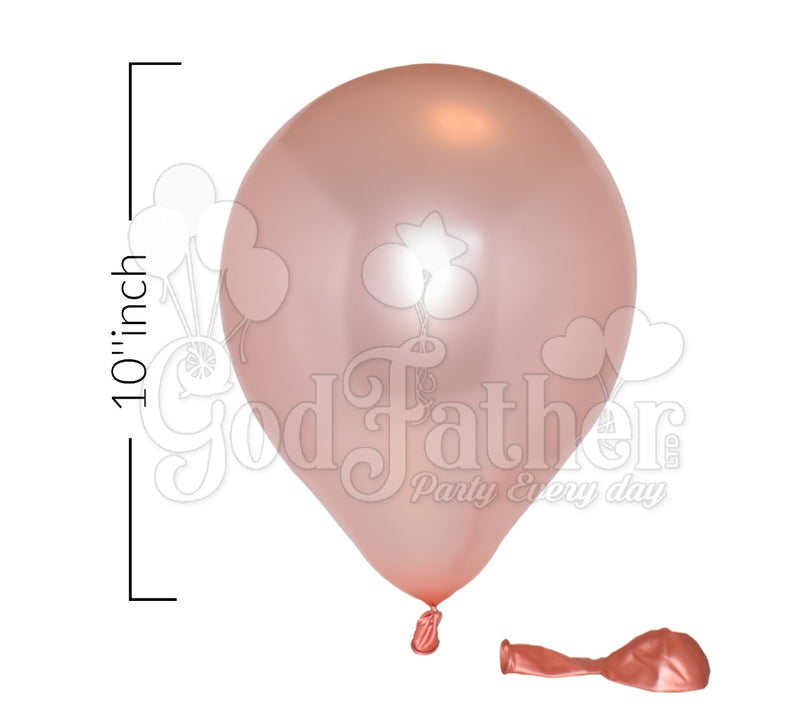 Rose Gold Metallic Balloons for party decoration