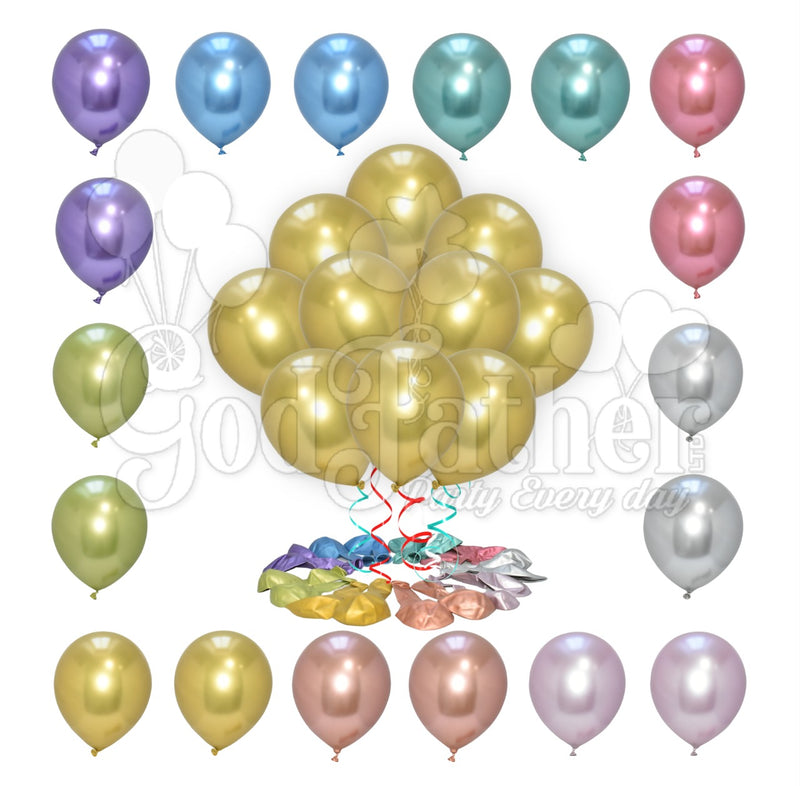 Gold Chrome Balloons for party decoration