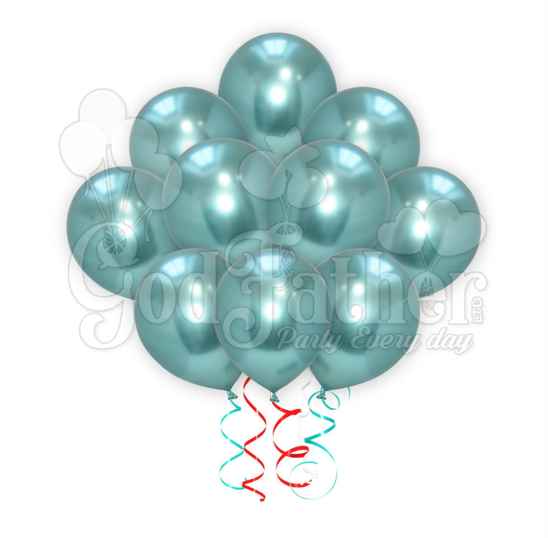 Green Chrome Balloons for party decoration