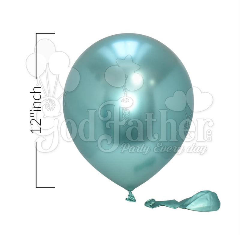 Green Chrome Balloons for party decoration