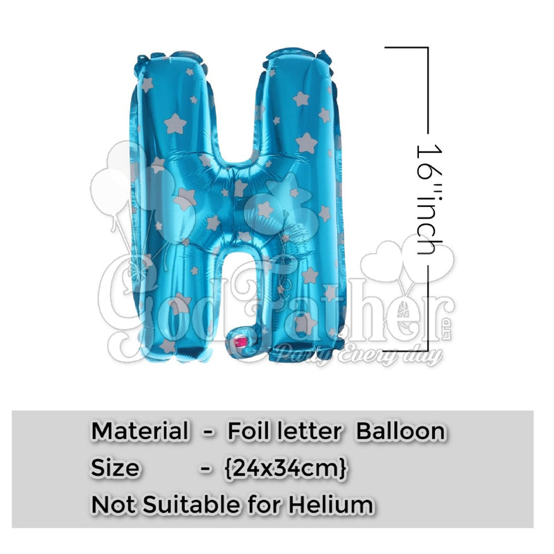 Happy Birthday (Blue Star Print) foil Balloon Set, Happy Birthday Set, Happy Birthday Balloons, birthday balloons in uk, party decorations items in uk, party supplies in uk, party supplier in uk, party decoration uk\