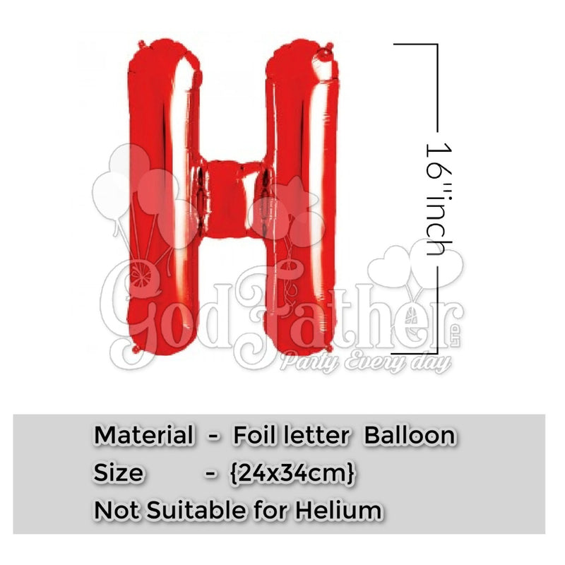 Happy Birthday (Red and Black) Foil Balloon