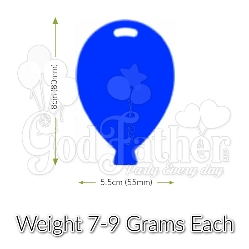 Balloon weight, balloon weight for foil balloon, balloons in uk, balloon shop, Blue balloon shape weight