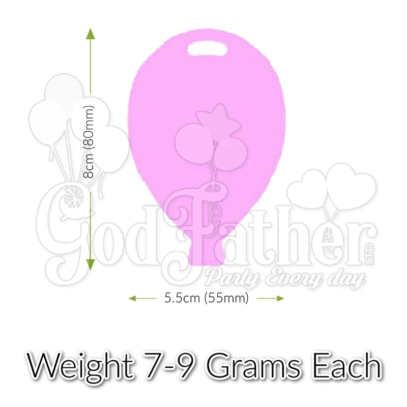 Balloon weight, balloon weight for foil balloon, balloons in uk, balloon shop, Baby Pink balloon shape weight